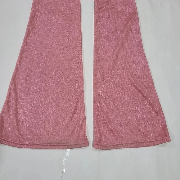 Poster Grl Size XS Disco‎ Pants Festival Rave Pink Shimmer Barbiecore Dolls Kill - Picture 8 of 11